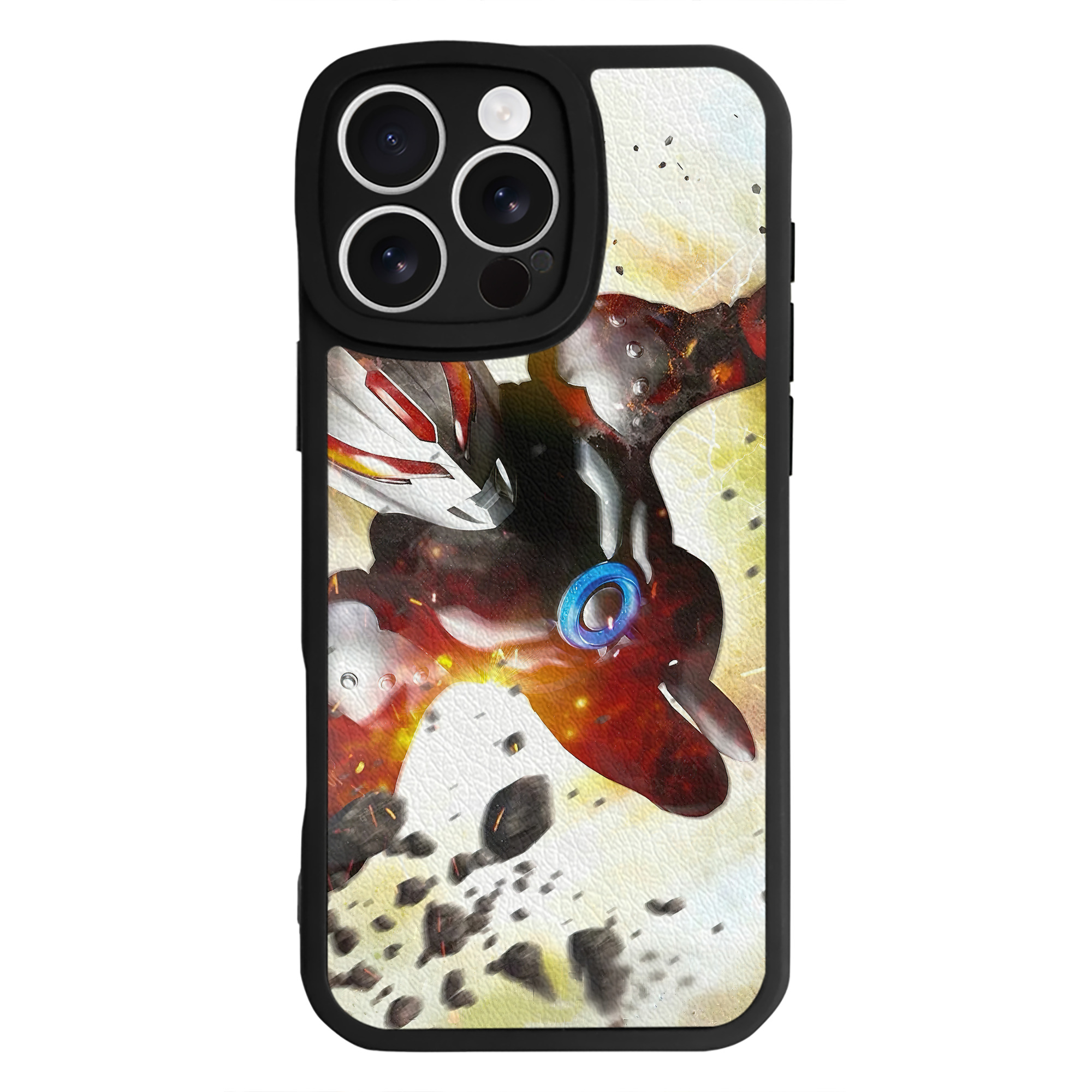 （画像用） ウルトラマン Ultraman 【iPhone 16シリーズ対応】シリコンスマホケース（レザー調） 材質：シリコン